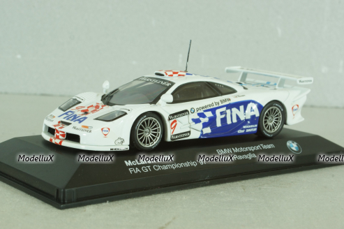 McLaren BMW GT Kox/Ravaglia, Championship 1997, 80429422198, Minichamps 1:43