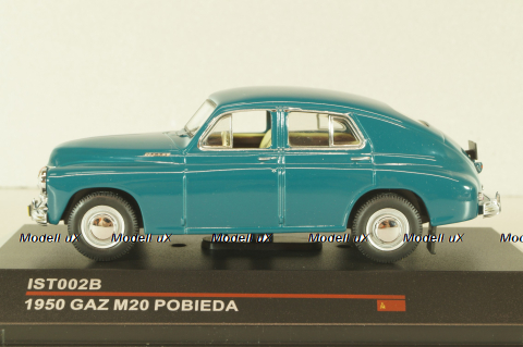 Газ-М20 "Победа" 1950, голубой, IST002B, IST 1:43