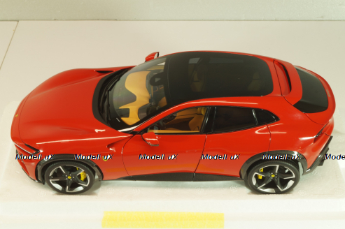 Ferrari Purosangue with panoramic roof, 2022, red, BBR18053B, BBR 1:18