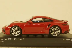 Porsche 911 (992) Turbo S 2020, red, 410069475, Minichamps 1:43
