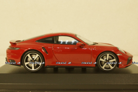 Porsche 911 (992) Turbo S 2020, red, 410069475,  Minichamps 1:43