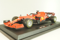 Ferrari SF21 #16 Charles Leclerc 2021, red, BU16809LE, Burago 1:18