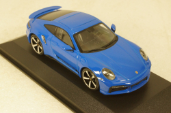 Porsche 911 (992) Turbo S 2020, blue, 410069474, Minichamps 1:43