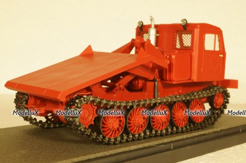 ТТ-4 Трактор трелевочный 1969г., красный, RTM 1:43