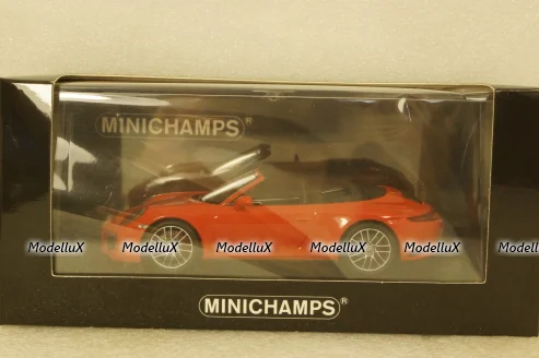 Porsche 911 (991.2) Carrera 4S Cabriolet 2017, orange, 410067231, Minichamps 1:43