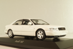 Audi A8 (D2) 1999, white, 940018801, Maxichamps 1:43