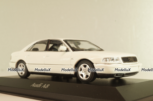 Audi A8 (D2) 1999, white, 940018801, Maxichamps 1:43