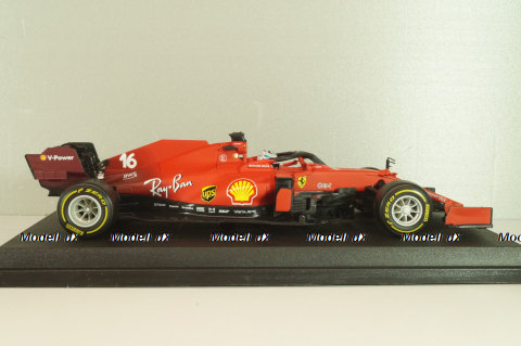 Ferrari SF21 #16 Charles Leclerc 2021, red, BU16809LE, Burago 1:18