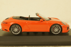 Porsche 911 (991.2) Carrera 4S Cabriolet 2017, orange, 410067231, Minichamps 1:43