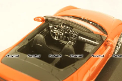 Porsche 911 (991.2) Carrera 4S Cabriolet 2017, orange, 410067231, Minichamps 1:43
