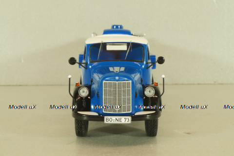 Mercedes-Benz L3500 truck with semi-trailer fuel tanker "Aral" 1937, blue/white, 18302, Premium Classixxs 1:43