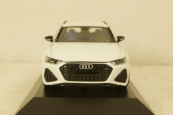 Audi RS6 Avant 2019, white metallic, 410018012, Minichamps 1:43