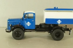 Mercedes-Benz L3500 truck with semi-trailer fuel tanker "Aral" 1937, blue/white, 18302, Premium Classixxs 1:43