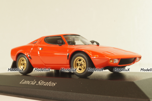 Lancia Stratos 1974, red, 940125020, Maxichamps 1:43