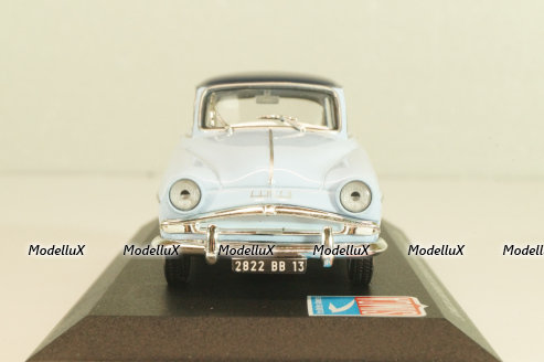 Simca Aronde Grand Large "Rue de la Paix" 1956, blue/dark blue, Les Belles Annees Simca #1, Altaya 1:43 