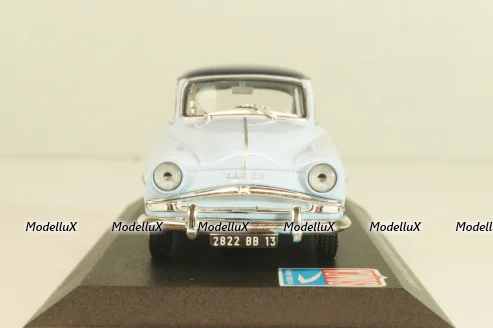 Simca Aronde Grand Large "Rue de la Paix" 1956, blue/dark blue, Les Belles Annees Simca #1, Altaya 1:43 