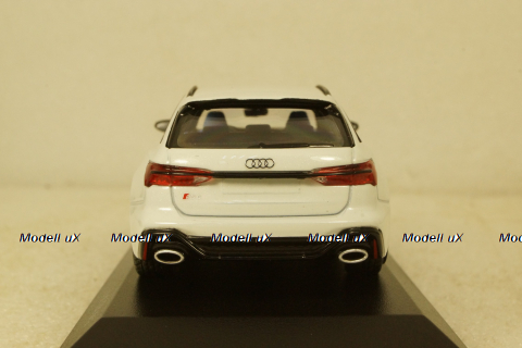 Audi RS6 Avant 2019, white metallic, 410018012, Minichamps 1:43