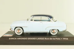 Simca Aronde Grand Large "Rue de la Paix" 1956, blue/dark blue, Les Belles Annees Simca #1, Altaya 1:43 