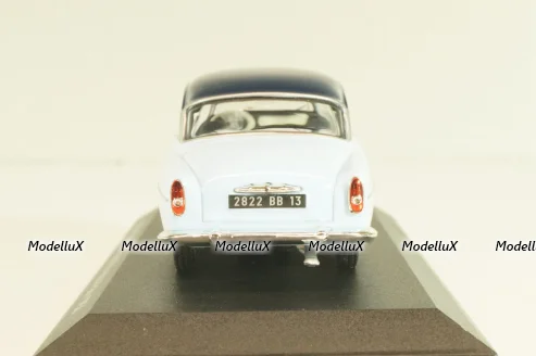 Simca Aronde Grand Large "Rue de la Paix" 1956, blue/dark blue, Les Belles Annees Simca #1, Altaya 1:43 