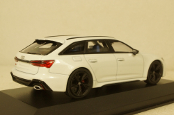 Audi RS6 Avant 2019, white metallic, 410018012, Minichamps 1:43