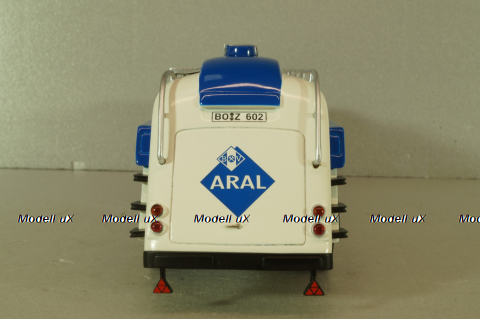 Mercedes-Benz L3500 truck with semi-trailer fuel tanker "Aral" 1937, blue/white, 18302, Premium Classixxs 1:43