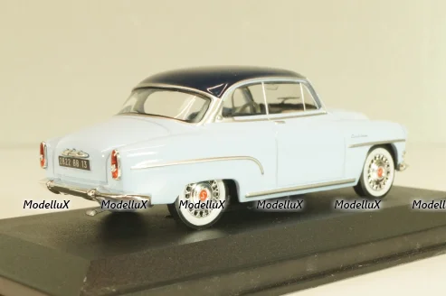 Simca Aronde Grand Large "Rue de la Paix" 1956, blue/dark blue, Les Belles Annees Simca #1, Altaya 1:43 