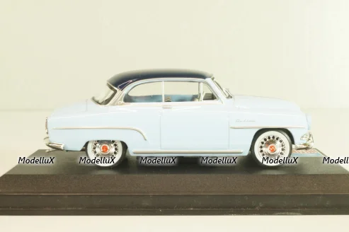 Simca Aronde Grand Large "Rue de la Paix" 1956, blue/dark blue, Les Belles Annees Simca #1, Altaya 1:43 