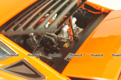 Lamborghini Urraco Rally 1974, orange, 08445PO, Kyosho 1:18