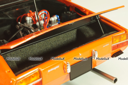 Lamborghini Urraco Rally 1974, orange, 08445PO, Kyosho 1:18