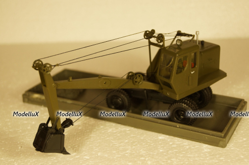  Э-302 троссовый экскаватор, 1957г., RTM 1:43