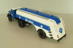 Mercedes-Benz L3500 truck with semi-trailer fuel tanker "Aral" 1937, blue/white, 18302, Premium Classixxs 1:43
