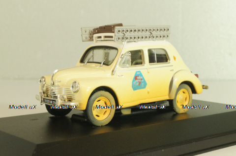 Renault 4CV Berline type R1062  #3 Rally Mediterranee Le Cap 1950, Eligor 1:43