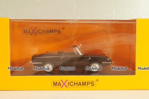 Fiat 850 Sport Spider 1968, black, 940121231, Maxichamps 1:43