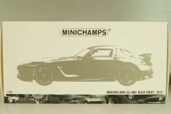 Mercedes-Benz SLS AMG Black series 2013, blue metallic, 110033026, Minichamps 1:18