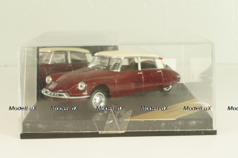 Citroen DS 19 1956, dark red/white, VCC99021, Vitesse 1:43