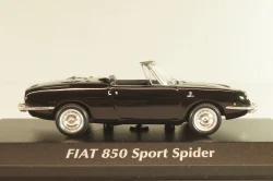 Fiat 850 Sport Spider 1968, black, 940121231, Maxichamps 1:43