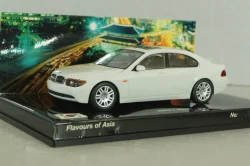 BMW 745i (E65) 2001, white, "Flavours of Asia", 80420393157, Minichamps 1:43