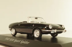 Fiat 850 Sport Spider 1968, black, 940121231, Maxichamps 1:43
