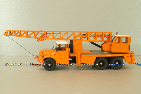 Tatra T148 crane truck 1976, orange, 12875, Premium Classixxs 1:43
