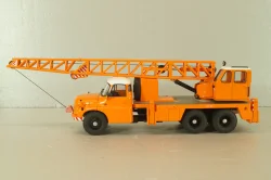 Tatra T148 crane truck 1976, orange, 12875, Premium Classixxs 1:43