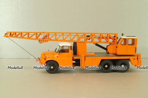 Tatra T148 crane truck 1976, orange, 12875, Premium Classixxs 1:43