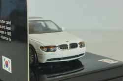 BMW 745i (E65) 2001, white, "Flavours of Asia", 80420393157, Minichamps 1:43