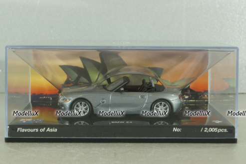 BMW Z4 roadster (E85) 2002, grey, "Flavours of Asia", 80420393159, Minichamps 1:43