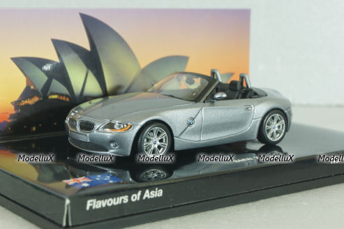 BMW Z4 roadster (E85) 2002, grey, "Flavours of Asia", 80420393159, Minichamps 1:43