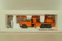 Tatra T148 crane truck 1976, orange, 12875, Premium Classixxs 1:43