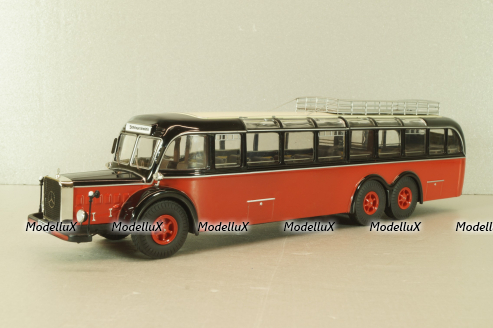 Mercedes-Benz O 10000 bus 1937, red/black, 12304, Premium Classixxs 1:43 Уценка!
