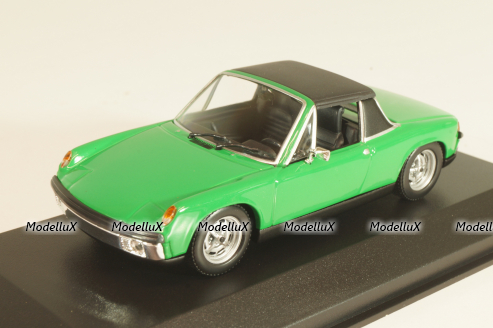 Volkswagen-Porsche 914/4 1972, green, 940065664, Maxichamps 1:43
