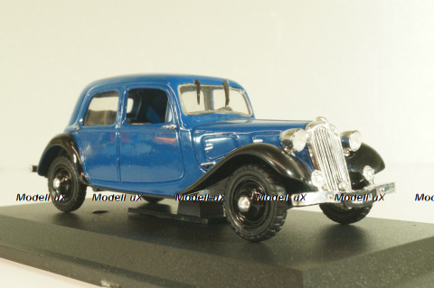 Citroen Traction 7A 1934, dark blue, 6112532, Atlas 1:43