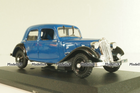 Citroen Traction 7A 1934, dark blue, 6112532, Atlas 1:43