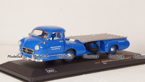 Mercedes racing Transporter, blue Wunder 1955, RAC342, IXO 1:43